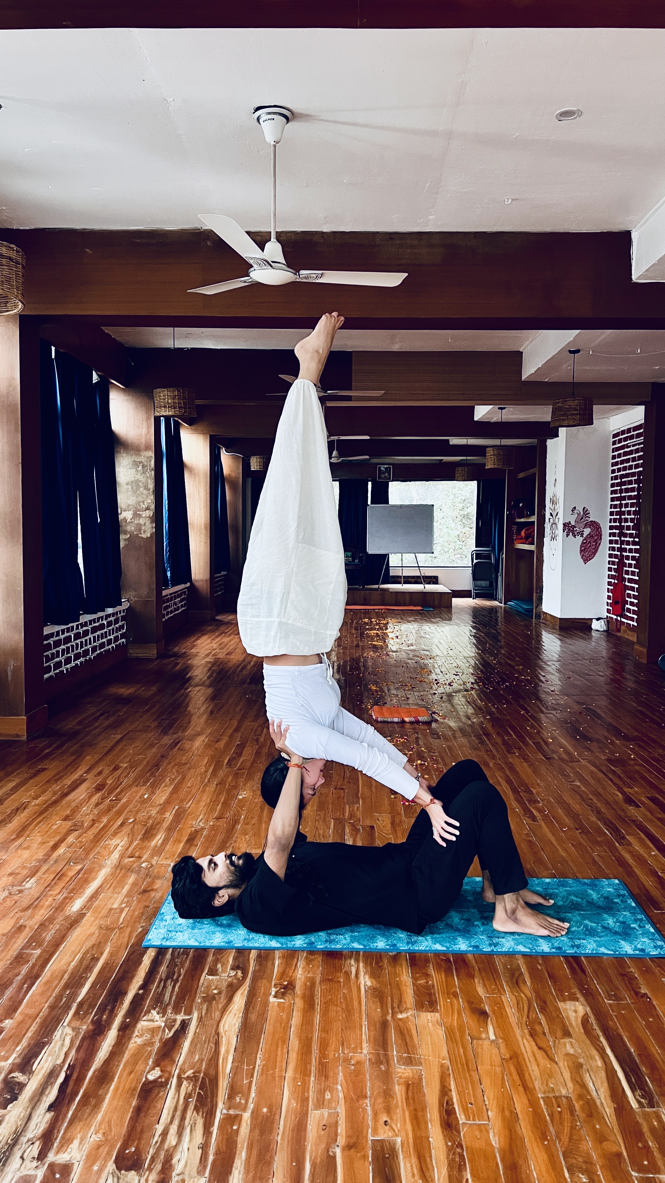 Acro Yoga balance practice